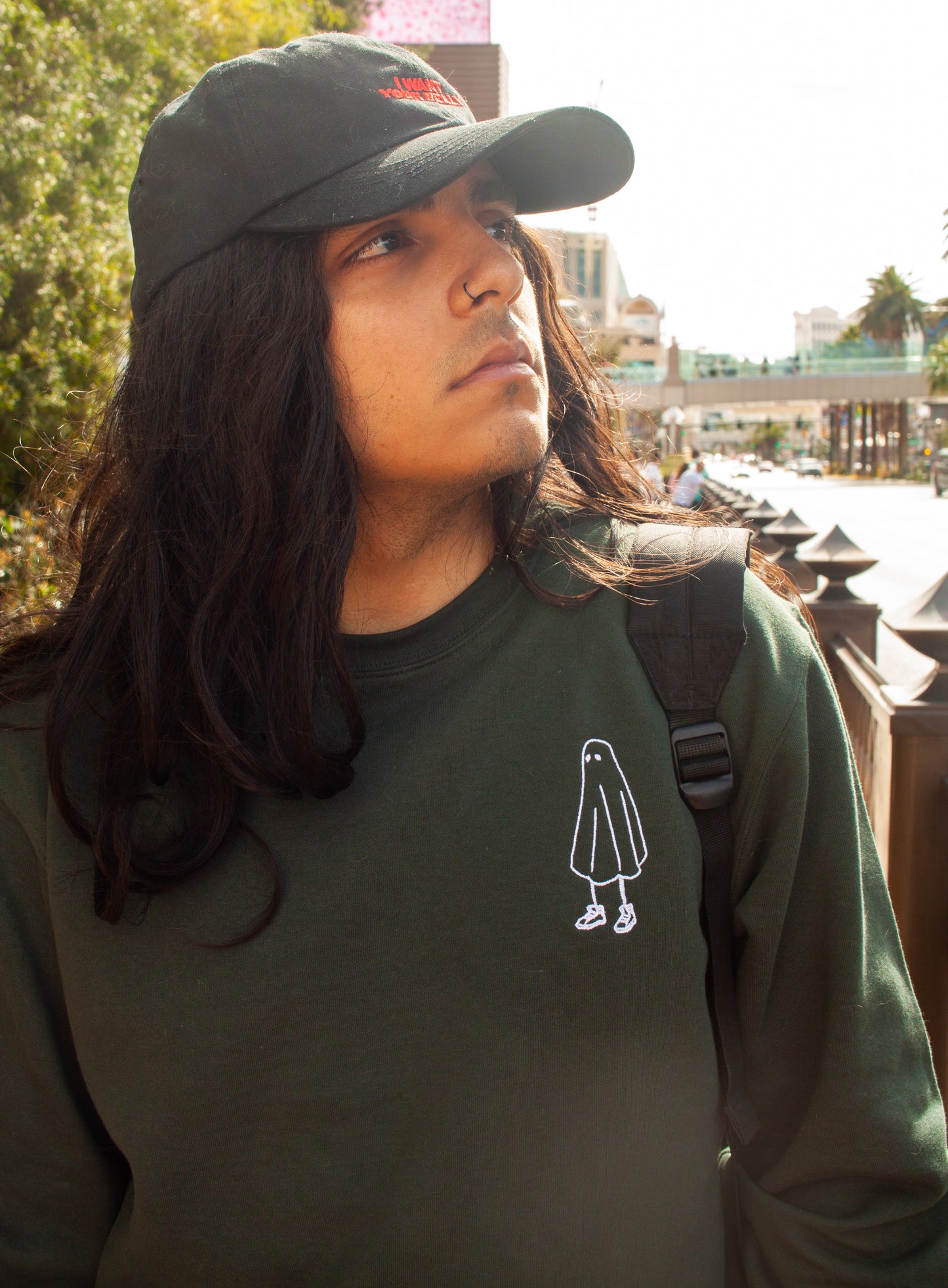 "ForeverGreen" Fitted Crewneck