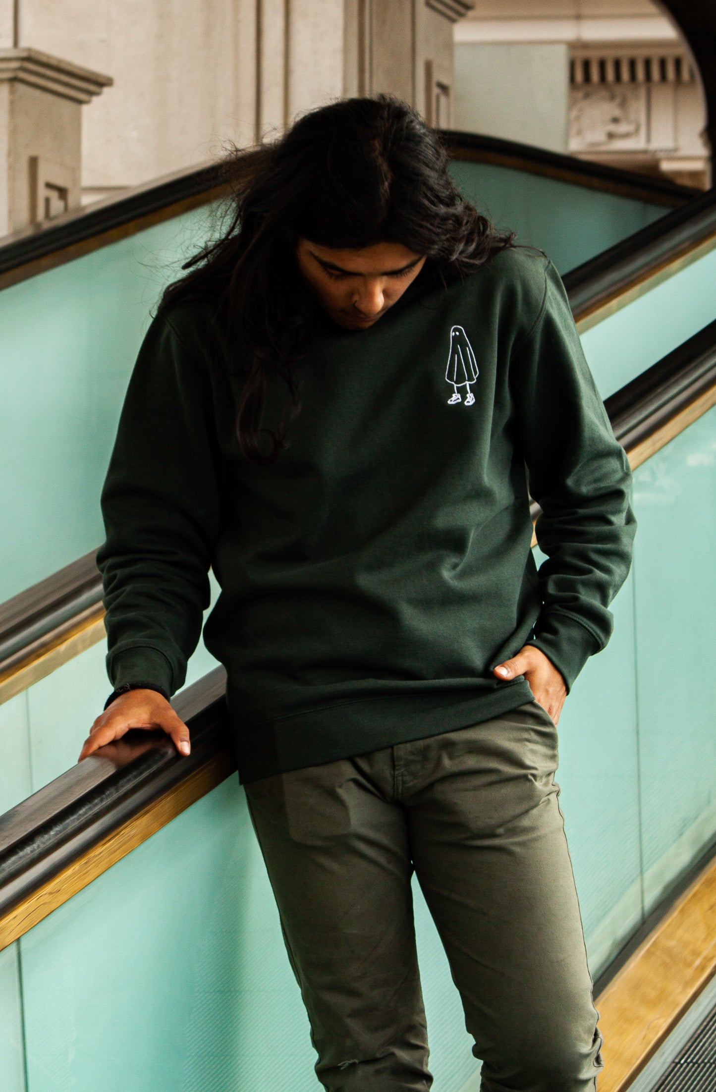 "ForeverGreen" Fitted Crewneck